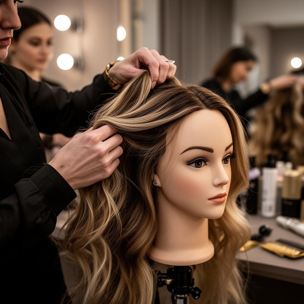 Eleven hands, one wig: inside our Lagos workroom